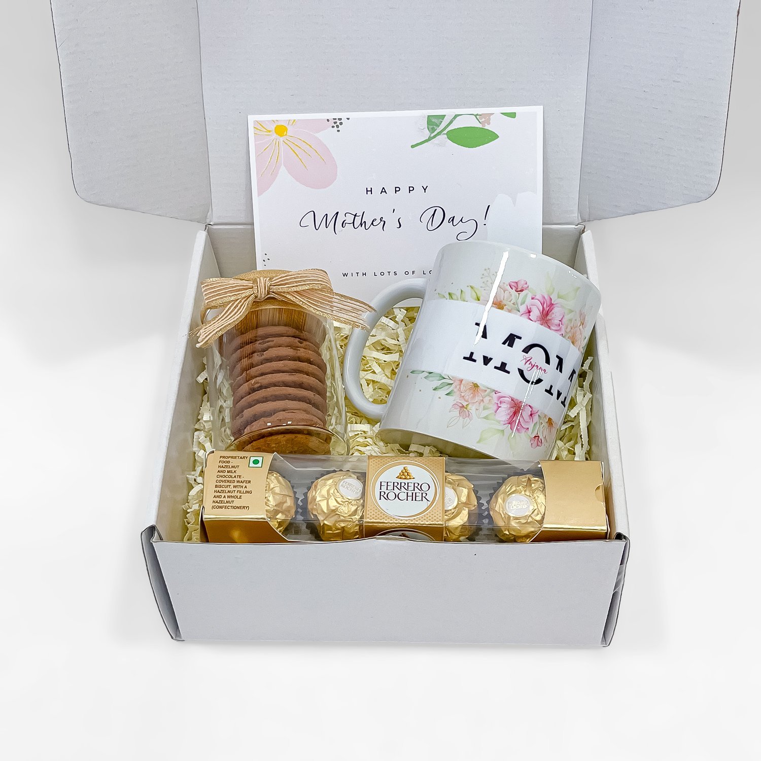 Warm Hug for Mom – Personalized Mug & Chocolate Gift Box