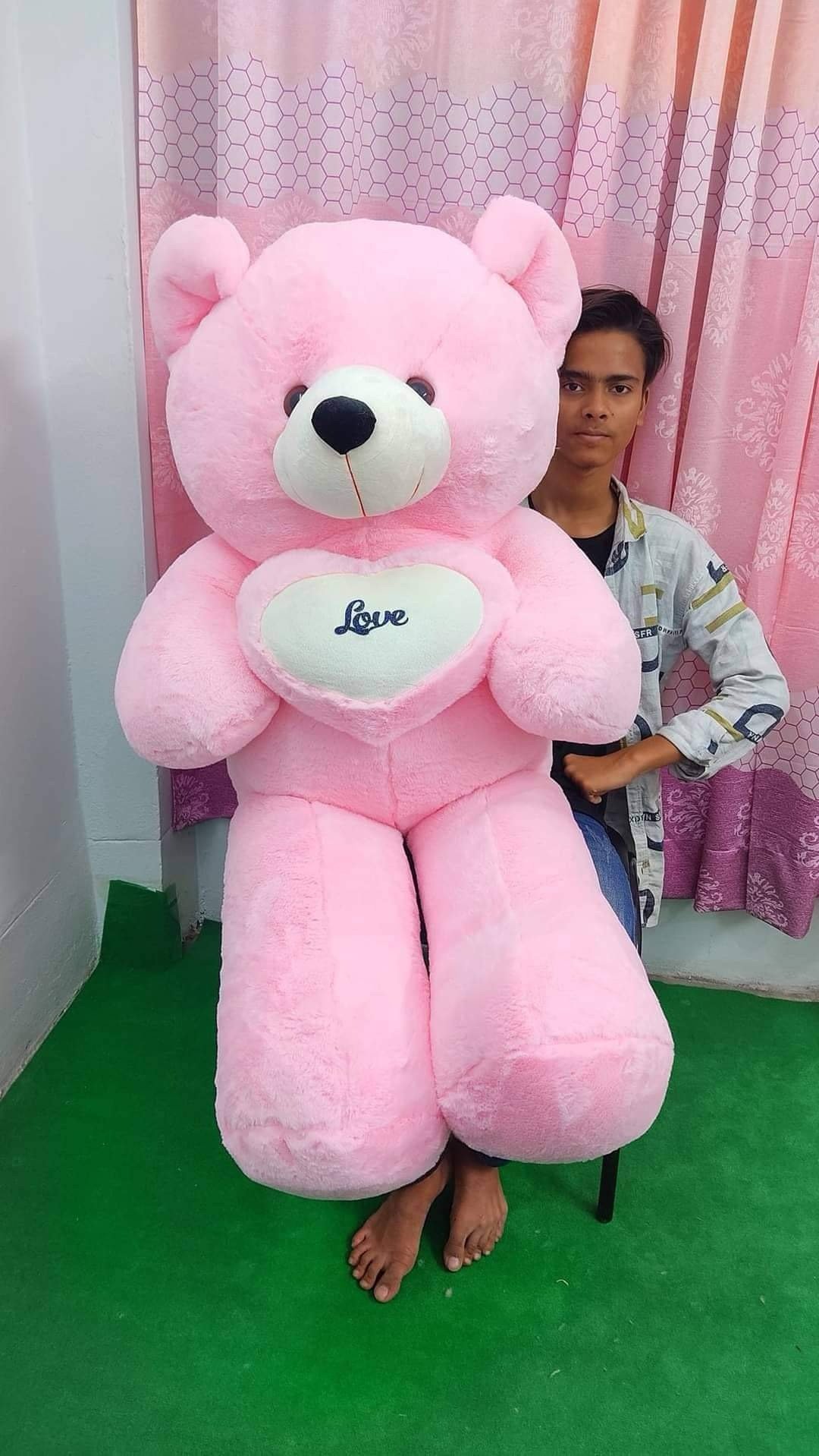 Pink Teddy 5.5 ft